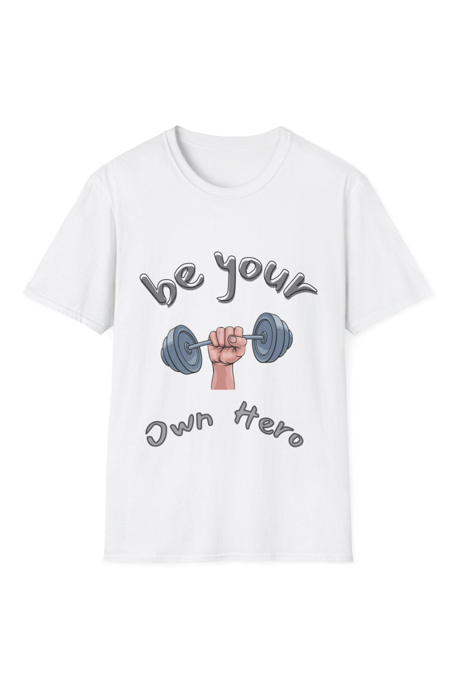 Be Your Own Hero T-Shirt, Inspirational Graphic Tee, Motivational Shirt, Self-empowerment Top, Unisex Softstyle Apparel